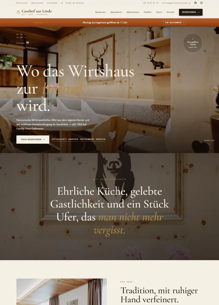 Gasthof zur Linde — Gastronomie · Seewinkel (AT)